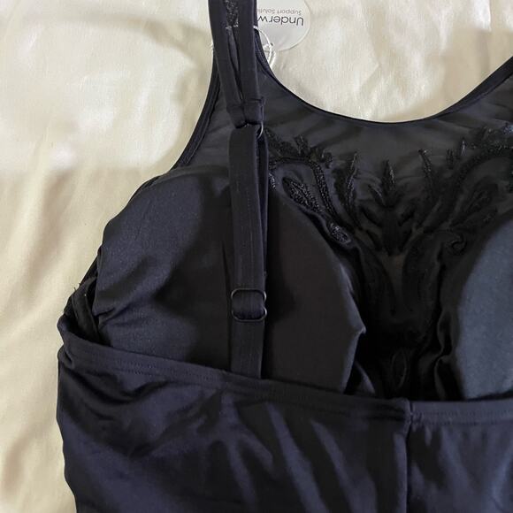 NWT Contours Coco Reef Signature Marquise Underwire One Piece Swim Wmns 10 34C - Picture 7 of 14